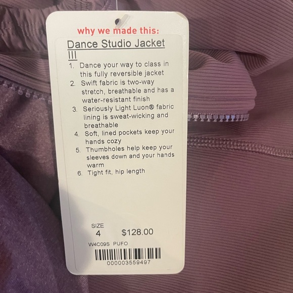 Lululemon dance studio jacket - Picture 3 of 6